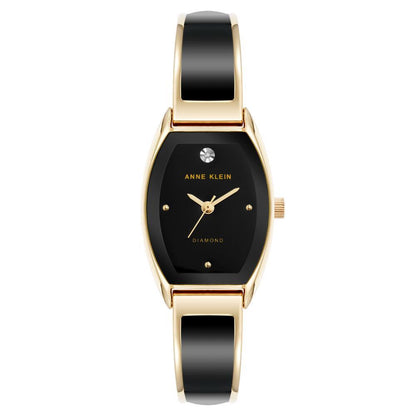 Reloj Anne Klein Color Negro Ak5238Bkgb Para Dama