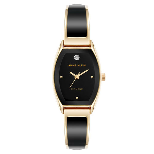 Reloj Anne Klein Color Negro Ak5238Bkgb Para Dama