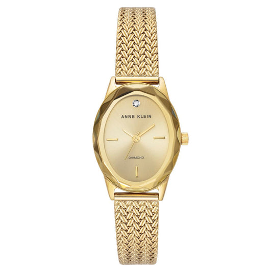Reloj Anne Klein Color Dorado Ak5244Chgb Para Dama