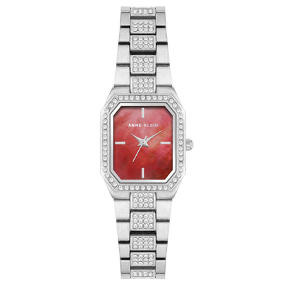 Reloj Anne Klein Color Plata Ak5361Rmsv Para Dama