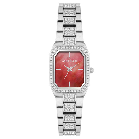 Reloj Anne Klein Color Plata Ak5361Rmsv Para Dama