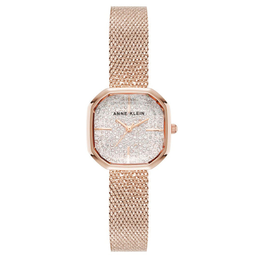 Reloj Anne Klein Color Oro Rosa Ak5376Pvrg Para Dama