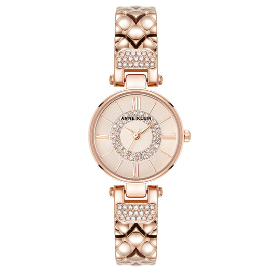 Reloj Anne Klein Color Oro Rosa Ak5422Rgrg Para Dama