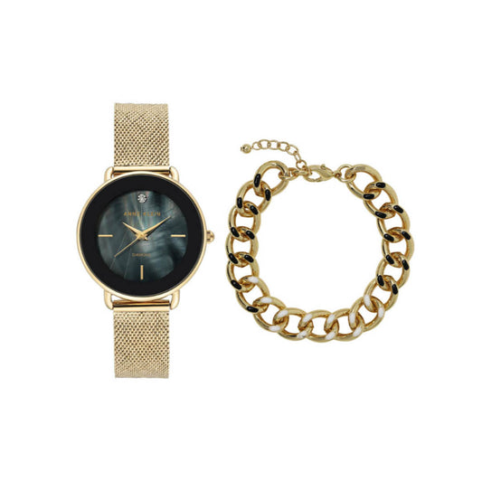 Box Reloj Anne Klein color dorado AK01623BOXGB
