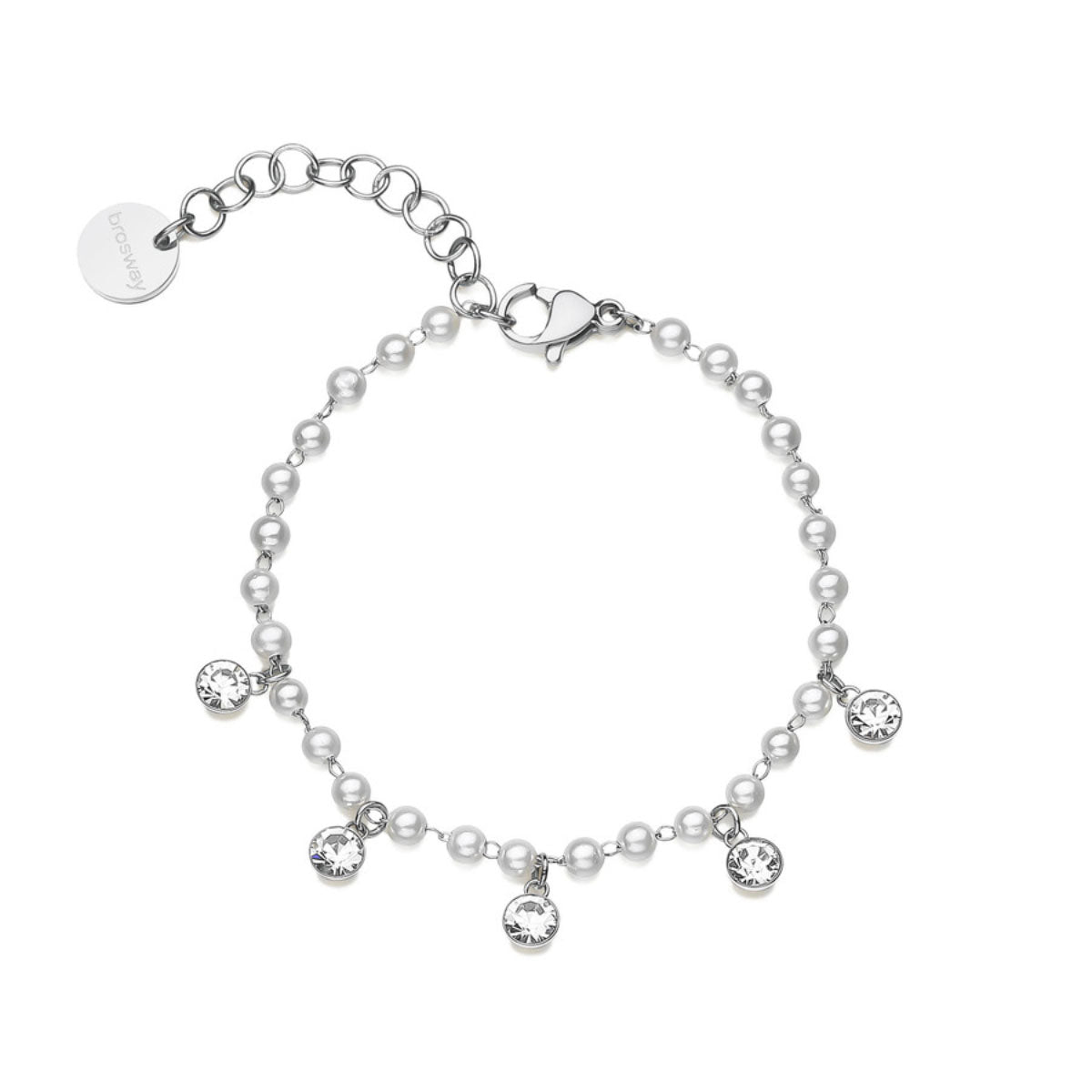 Brazalete Brosway Color plateado Bah87