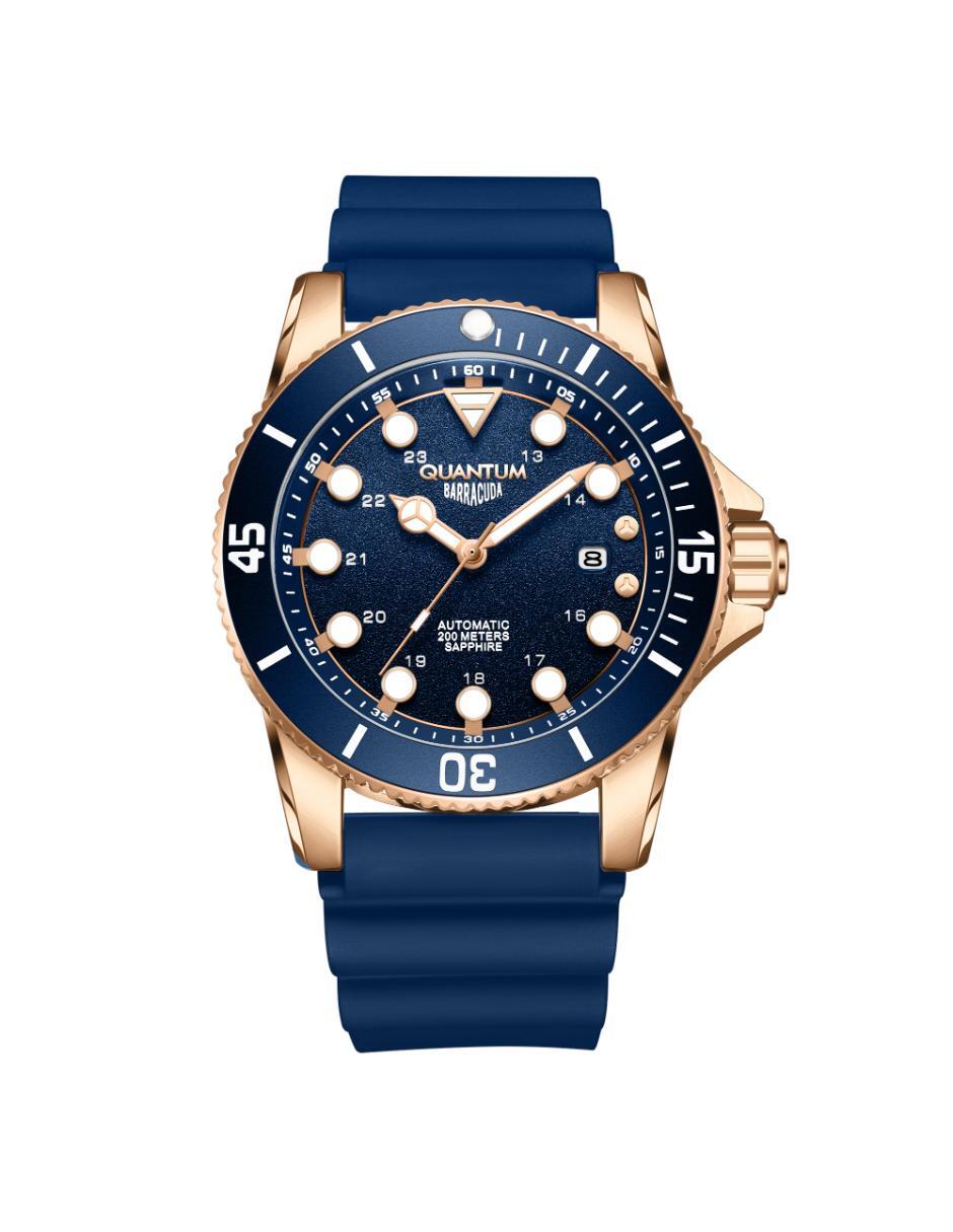 Reloj Quantum Color Azul Bar1115.499 Para Caballero