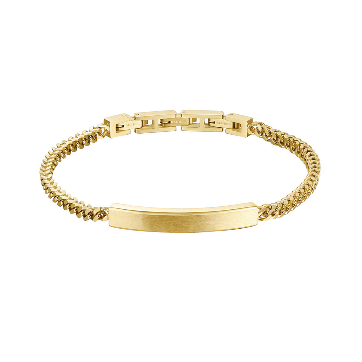 Pulsera Brosway Para Caballero Color Dorado Bik12
