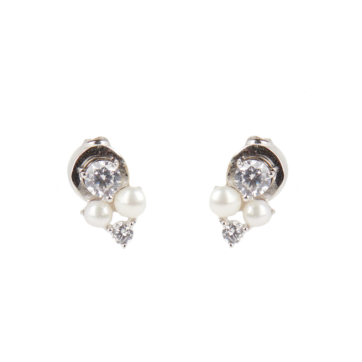 Aretes Carolee Color Plateado Clp01110S100 Para Dama