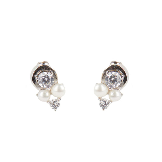 Aretes Carolee Color Plateado Clp01110S100 Para Dama