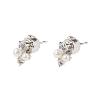 Aretes Carolee Color Plateado Clp01110S100 Para Dama