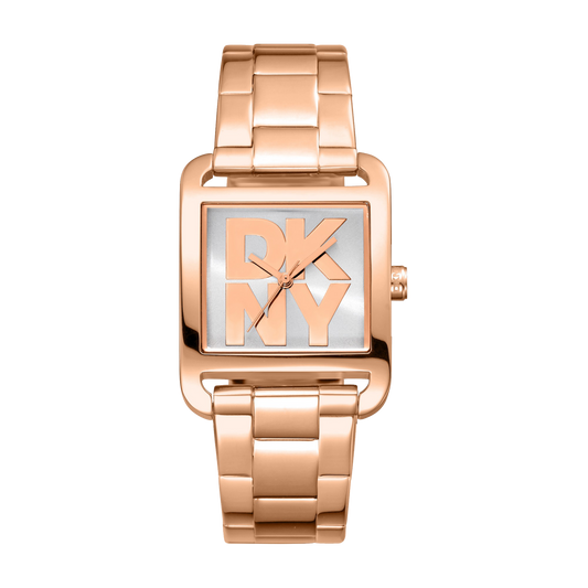 Reloj DKNY Color Oro Rosa Dk1L001M0055 Para Dama
