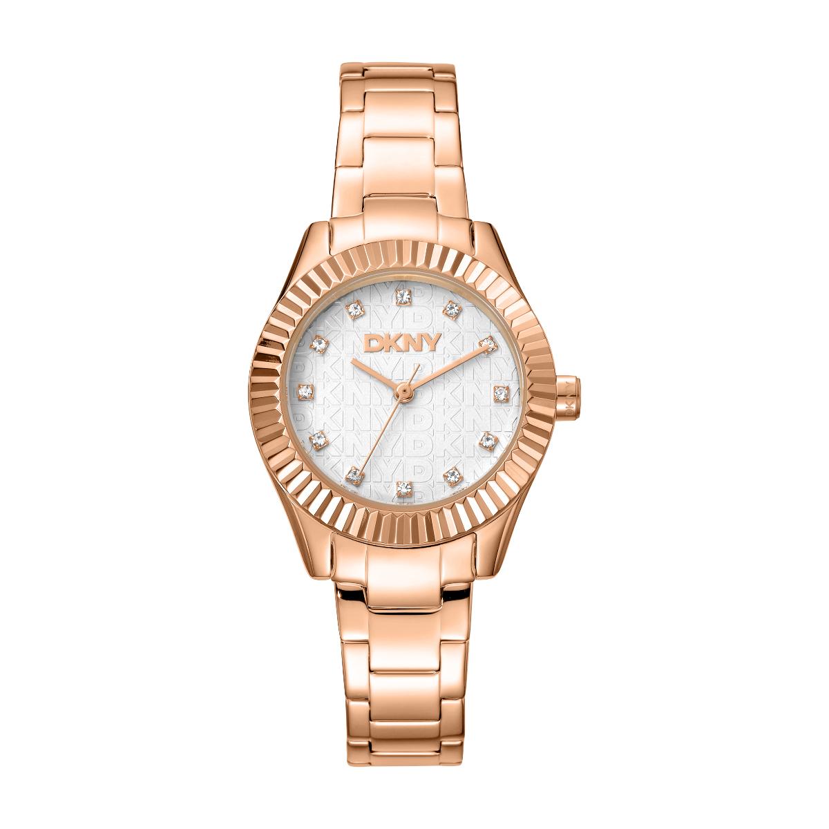 Reloj DKNY Color Oro Rosa Dk1L017M0065 Para Dama