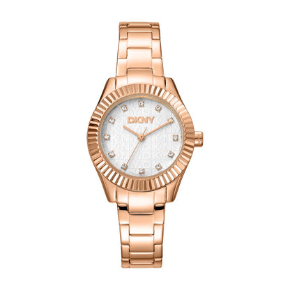 Reloj DKNY Color Oro Rosa Dk1L017M0065 Para Dama