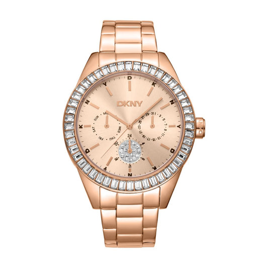 Reloj DKNY Color Oro Rosa Dk1L027M0065 Para Dama