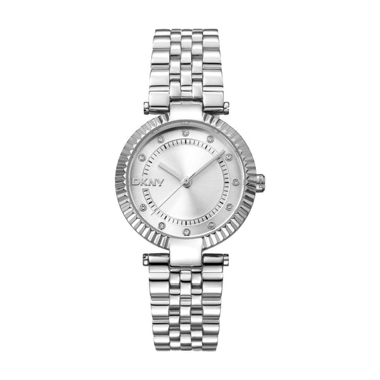 Reloj DKNY Color Plateado Dk1L042M0035 Para Dama