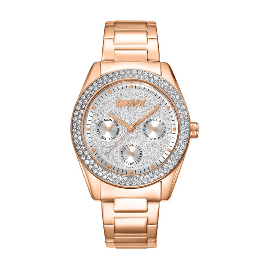 Reloj DKNY Color Oro Rosa Dk1L078M0035 Para Dama