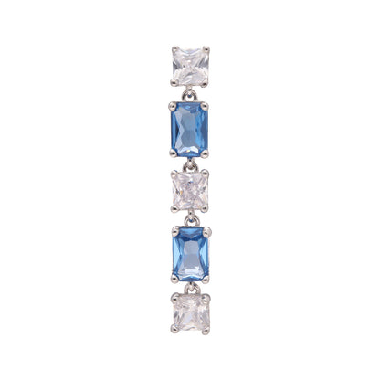 Arete Solitario Brosway color plateado FFB17