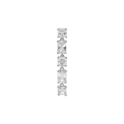 Arete Solitario Brosway color plateado FIW27