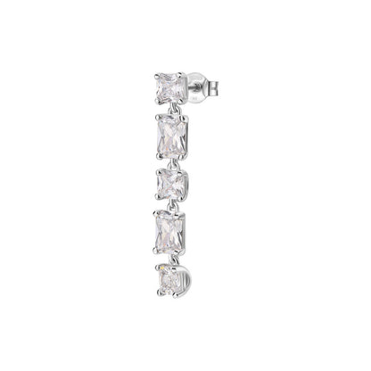 Arete Solitario Brosway color plateado FIW27