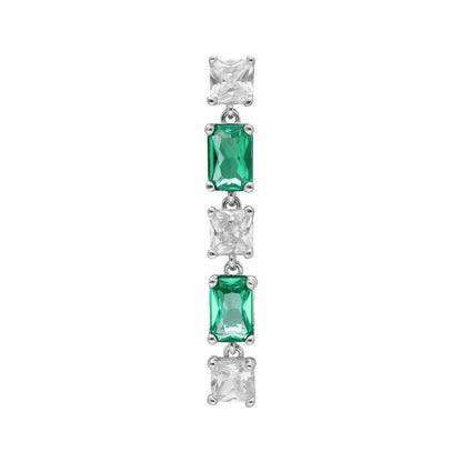 Arete Solitario Brosway color plateado FLG17