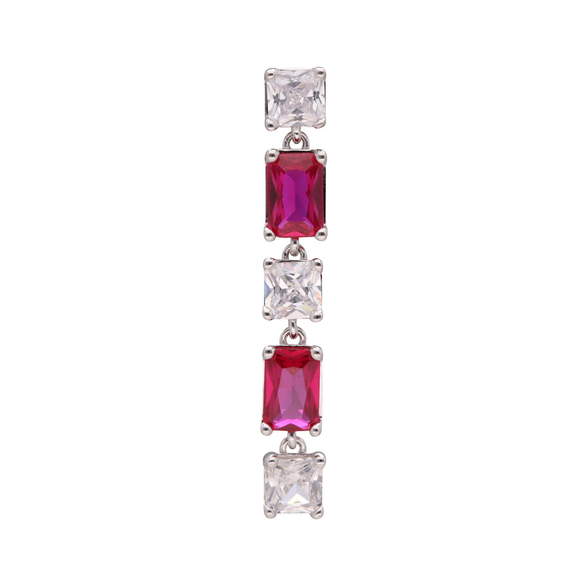 Arete Solitario Brosway color plateado FPR19