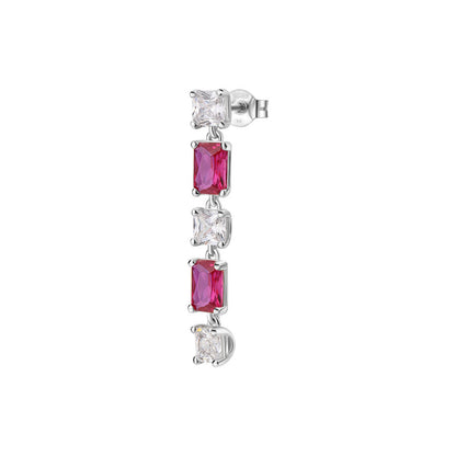Arete Solitario Brosway color plateado FPR19
