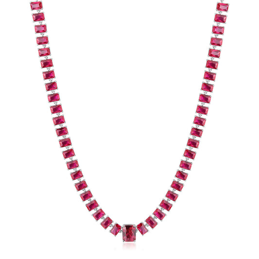 Collar Brosway Color Rojo Fpr33