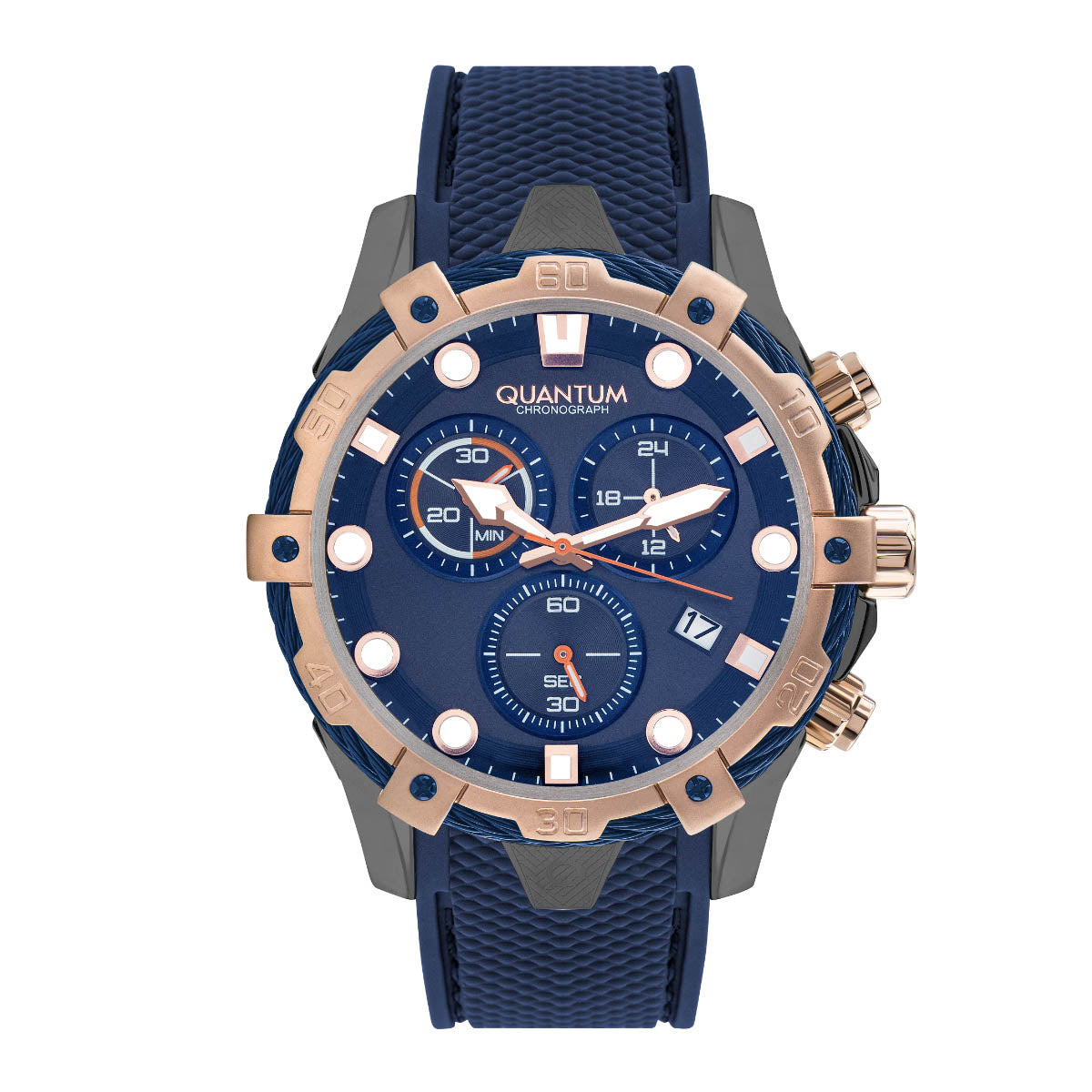 Reloj Quantum color azul HNG1019.969