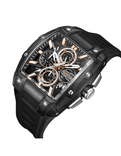 Reloj Quantum Color Negro HNG1161.061 Para Caballero