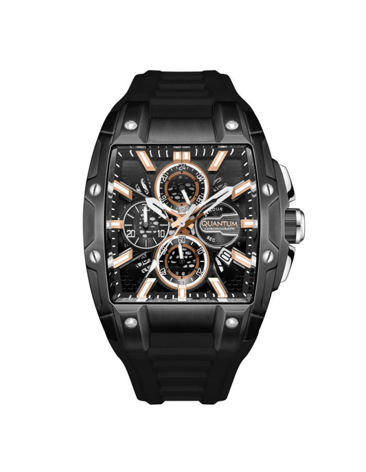 Reloj Quantum Color Negro HNG1161.061 Para Caballero