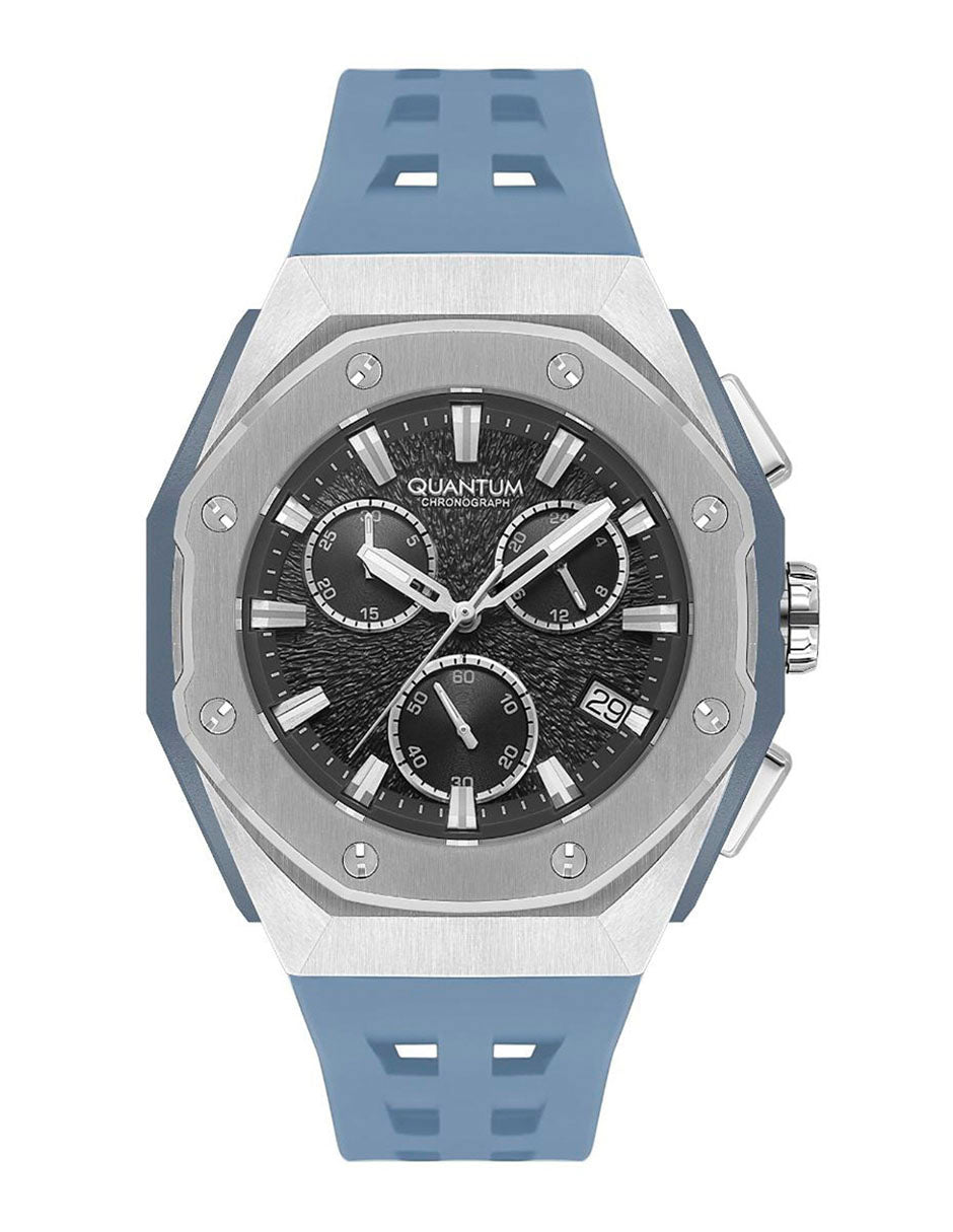 Reloj Quantum Color Azul HNG1170.360 Para Caballero