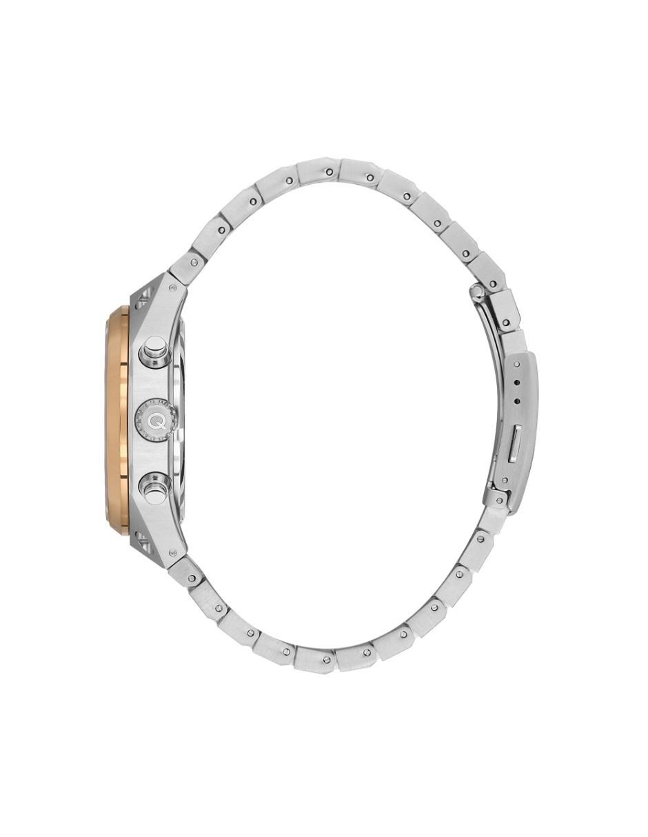 Reloj Quantum Color Plateado HNG1172.260 Para Caballero