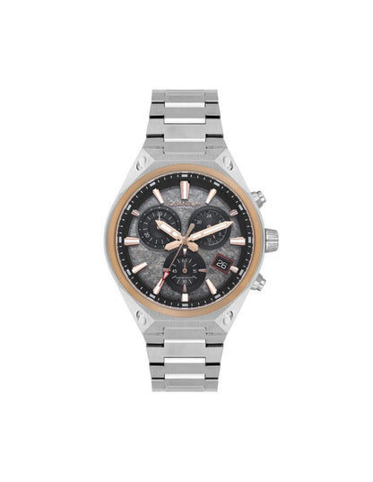Reloj Quantum Color Plateado HNG1172.260 Para Caballero