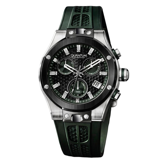Reloj Quantum Color Verde Hng1230.355 Para Caballero