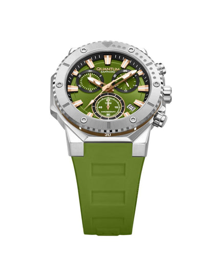 Reloj Quantum Color Verde HNG1232.275 Para Caballero