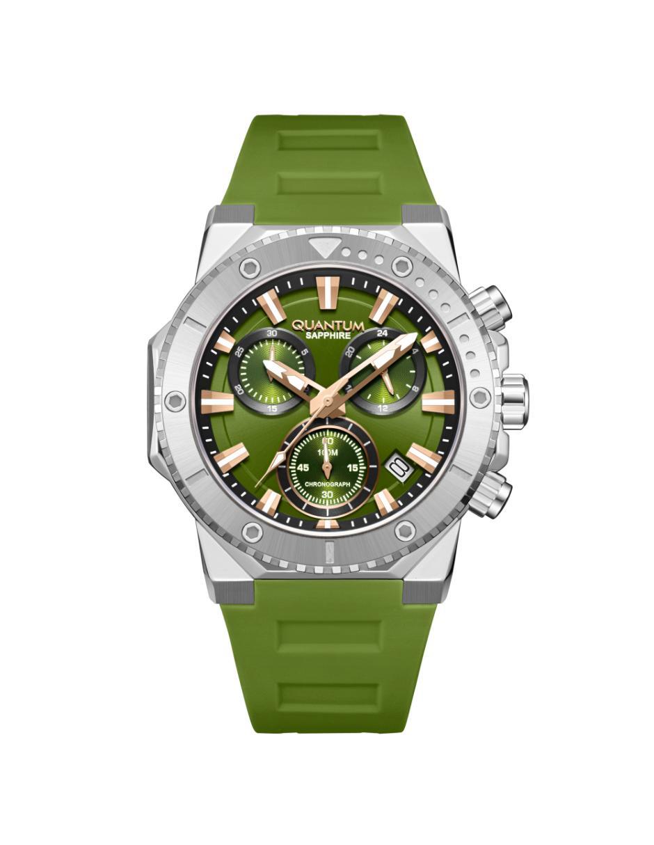 Reloj Quantum Color Verde HNG1232.275 Para Caballero