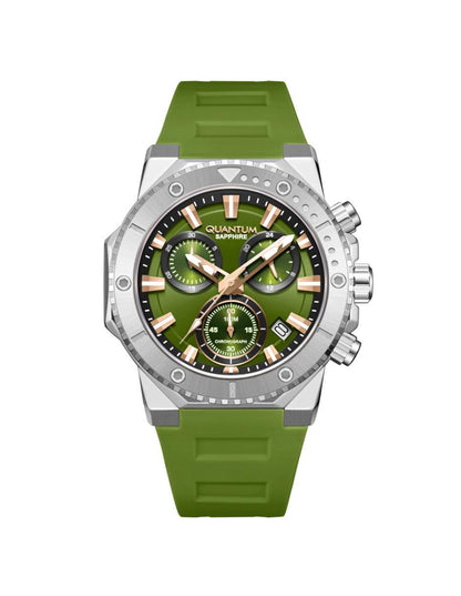 Reloj Quantum Color Verde HNG1232.275 Para Caballero