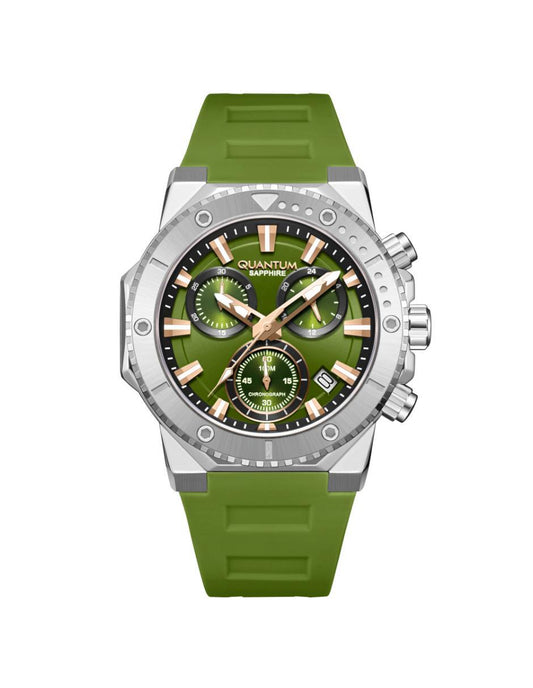 Reloj Quantum Color Verde HNG1232.275 Para Caballero