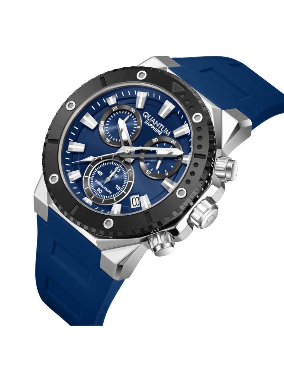 Reloj Quantum Color Azul HNG1232.399 Para Caballero