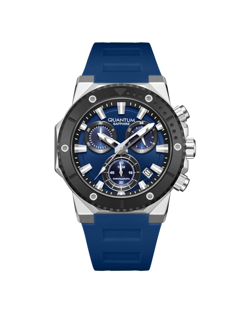 Reloj Quantum Color Azul HNG1232.399 Para Caballero