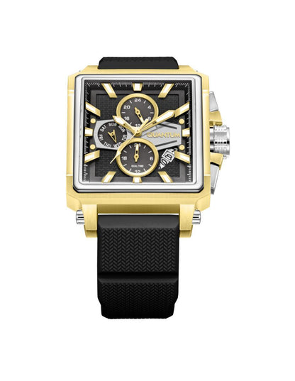 Reloj Quantum Color Negro HNG969.151 Para Caballero