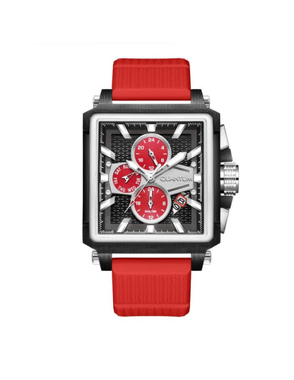 Reloj Quantum Color Rojo HNG969.358 Para Caballero