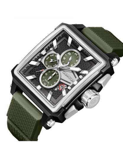Reloj Quantum Color Verde HNG969.375 Para Caballero
