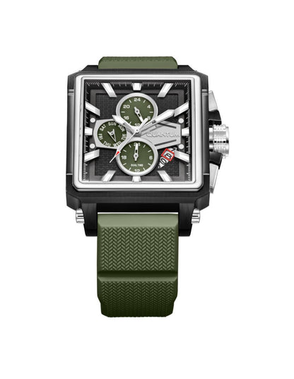 Reloj Quantum Color Verde HNG969.375 Para Caballero