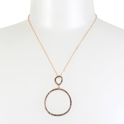 Collar Kcny Color Oro Rosado K10228-N02 Para Dama