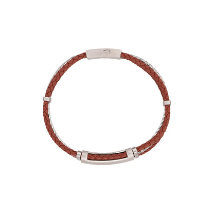 Pulsera LEE COOPER Color Café Claro Lc.B.01818.534 Para Caballero