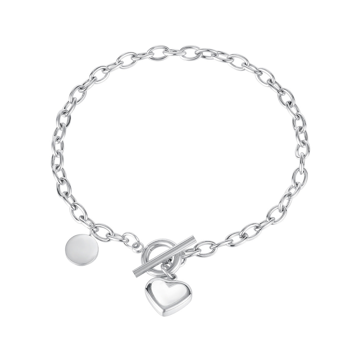 Brazalete LEE COOPER Color Plateado Lc.B.02008.320 Para Dama