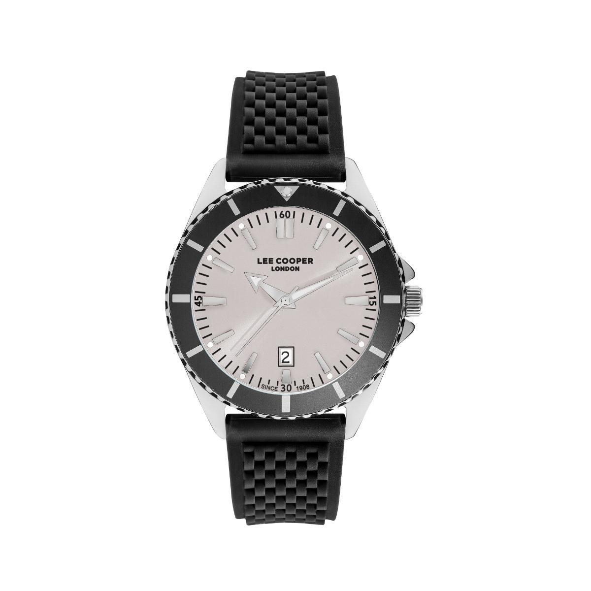 Reloj Lee Cooper Color Negro Lc07361.361 Para Caballero