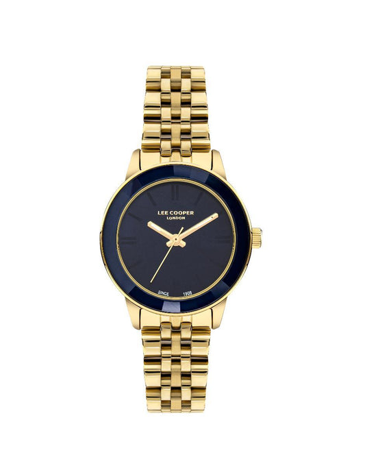 Reloj Lee Cooper Color Dorado Lc07934.190 Para Dama