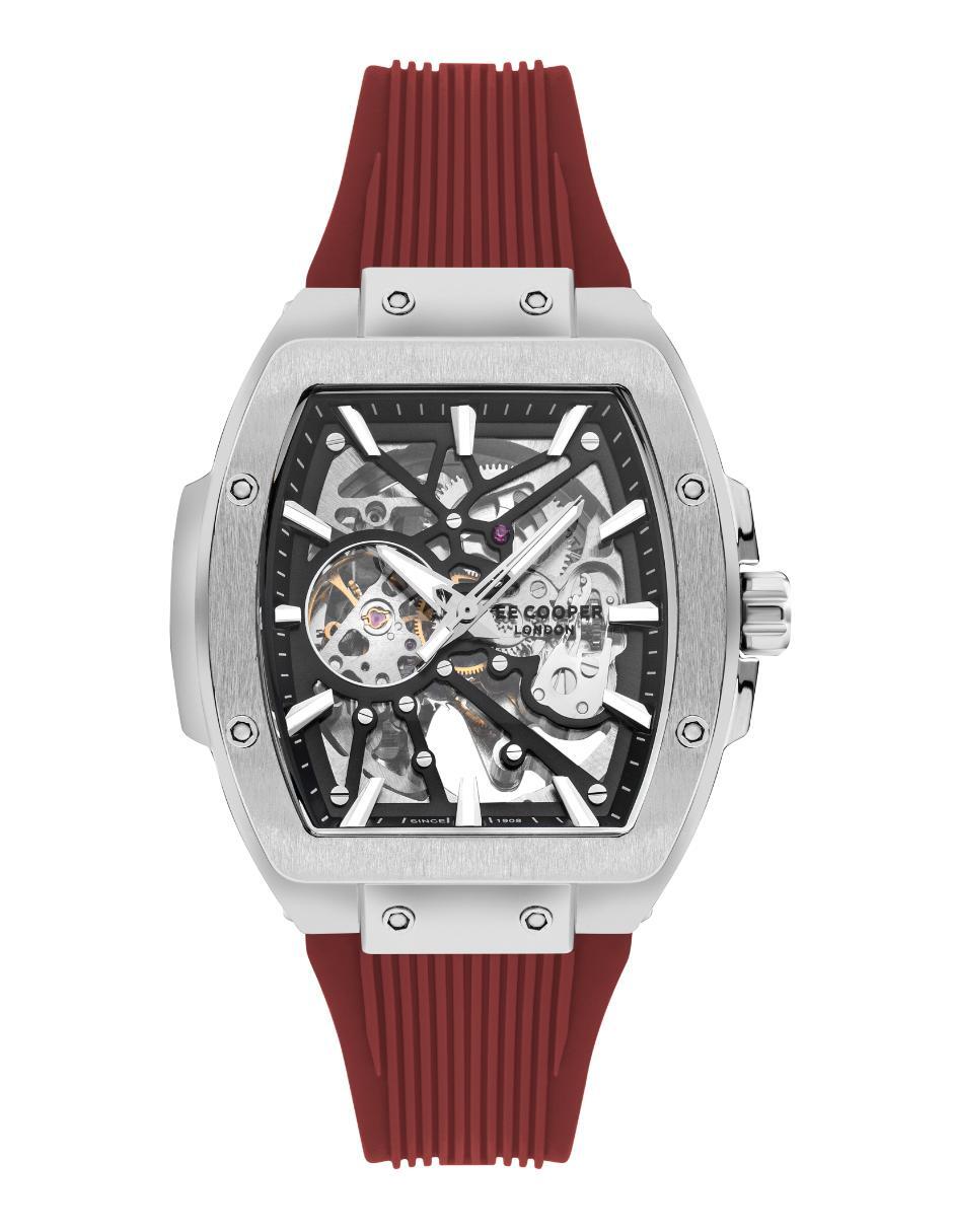 Reloj Lee Cooper Color Rojo LC07979.358 Para Caballero